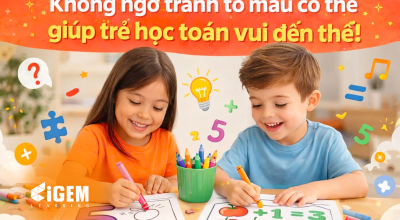 Tranh tô màu toán tư duy cho trẻ 5 tuổi: Cách học toán vừa chơi vừa phát triển trí não